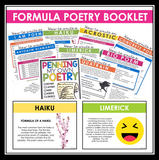 Poetry Writing Unit Assignments and Activities - Poem Writing Bundle