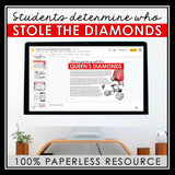 CLOSE READING DIGITAL INFERENCE MYSTERY: WHO STOLE THE QUEEN'S DIAMONDS?