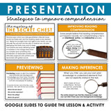 READING COMPREHENSION DIGITAL ACTIVITY READING ESCAPE CHALLENGE