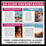 The Outsiders Analysis Notes - Presentation Analyzing Literary Devices