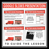 DIGITAL NONFICTION ARTICLE & ACTIVITIES INFORMATIONAL TEXT: TINY HOUSE MOVEMENT