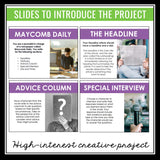 To Kill a Mockingbird Project - Newspaper Final Assignment for Harper Lee Novel