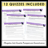 To Kill a Mockingbird  Quizzes - Chapter Reading Quizzes for Harper Lee's Novel