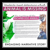 CLOSE READING INFERENCE MYSTERY: WHICH ANIMAL ESCAPED THE ZOO?