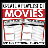 CHARACTER ASSIGNMENT FOR ANY NOVEL OR SHORT STORY - MOVIE PLAYLIST