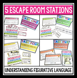 Figurative Language Escape Room Activity - Literary Devices Breakout Review