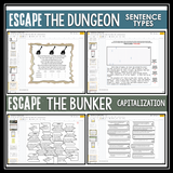 DIGITAL GRAMMAR ESCAPE ROOM BUNDLE