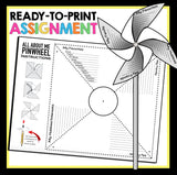 BACK TO SCHOOL ACTIVITY ALL ABOUT ME PINWHEELS