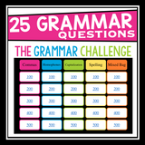 GRAMMAR GAME: HOMOPHONES, SPELLING, COMMAS, AND CAPITALIZATION