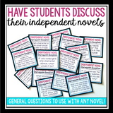 INDEPENDENT NOVEL DISCUSSION QUESTIONS & STUDENT GUIDE