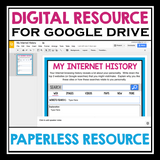 BACK TO SCHOOL DIGITAL ACTIVITY: GET TO KNOW ME INTERNET HISTORY (GOOGLE DRIVE)