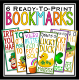 ST. PATRICK'S DAY BOOKMARKS