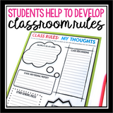 BACK TO SCHOOL RULES ACTIVITY