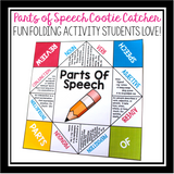 PARTS OF SPEECH ACTIVITY: PAPER FORTUNE TELLER