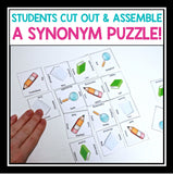 SYNONYM WORD CHOICE ACTIVITY PUZZLE