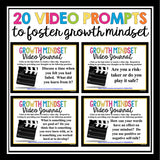 GROWTH MINDSET WRITING: VIDEO JOURNALS