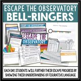 FIGURATIVE LANGUAGE ESCAPE ROOM BELL RINGERS - ESCAPE THE OBSERVATORY