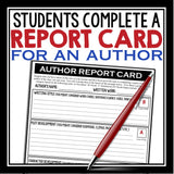 SHORT STORY NOVEL ASSIGNMENT AUTHOR REPORT CARD