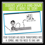 BACK TO SCHOOL ESCAPE ROOM ZOMBIE TEACHER PRINT AND DIGITAL BUNDLE