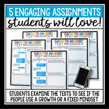 GROWTH MINDSET ASSIGNMENTS: TEXT MESSAGES