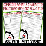 CHARACTER ASSIGNMENT FOR ANY NOVEL OR SHORT STORY - CHILDHOOD FLASHBACK