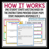 COLLABORATIVE WRITING BUNDLE: SNOWBALL WRITING