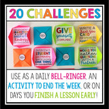 BACK TO SCHOOL ACTIVITIES: CLASSROOM CHALLENGE ACTIVITIES & BULLETIN BOARD