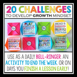 GROWTH MINDSET ACTIVITIES & BULLETIN BOARD DISPLAY