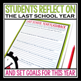 BACK TO SCHOOL GOAL SETTING ACTIVITY