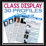 AUTHOR BIOGRAPHY PROFILE POSTERS (SOCIAL MEDIA)