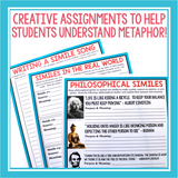 SIMILE ACTIVITIES, ASSIGNMENTS, TASK CARDS & MORE!