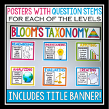 BLOOM'S TAXONOMY POSTERS, QUESTION CARDS, AND ASSIGNMENT