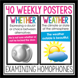 HOMOPHONE POSTERS