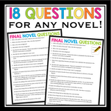 NOVEL QUESTIONS: LITERATURE CIRCLES OR INDEPENDENT READING