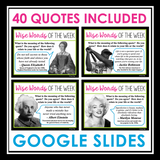 DIGITAL QUOTE JOURNAL RESPONSE: WISE WORDS