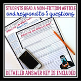 NON FICTION READING RESPONSE: SELFIE OR SELFLESS