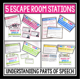 PARTS OF SPEECH ESCAPE ROOM ACTIVITY