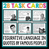 FIGURATIVE LANGUAGE ACTIVITY: QUOTES TASK CARDS