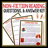 CHINESE NEW YEAR READING COMPREHENSION