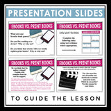 NONFICTION ARTICLE AND ACTIVITIES INFORMATIONAL TEXT: EBOOKS VS. PRINT