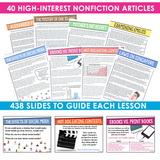 NONFICTION FULL YEAR ARTICLE OF THE WEEK: PRESENTATIONS & ACTIVITIES | PRINT