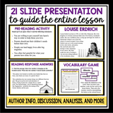 THE LEAP BY LOUISE ERDRICH DIGITAL SHORT STORY PRESENTATION & ACTIVITIES