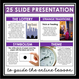 THE LOTTERY BY SHIRLEY JACKSON DIGITAL SHORT STORY RESOURCES