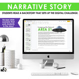 Allusion Introduction Presentation and Digital Escape Room Reading Activity