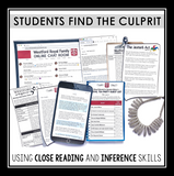 CLOSE READING INFERENCE MYSTERY: WHO STOLE THE QUEEN'S DIAMONDS?