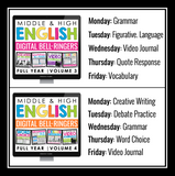 ENGLISH BELL RINGERS DIGITAL BUNDLE FOR GOOGLE SLIDES - ALL VOLUMES