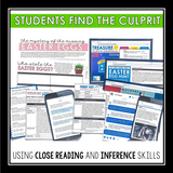EASTER CLOSE READING INFERENCE MYSTERY: WHO ATE ALL THE EASTER EGGS?