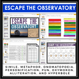 DIGITAL FIGURATIVE LANGUAGE ESCAPE ROOM BUNDLE