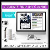 Close Reading Digital Mystery Text Evidence Inference Activity - School Graffiti