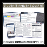 Groundhog Day Activity - Close Reading Inference Mystery - Missing Groundhog